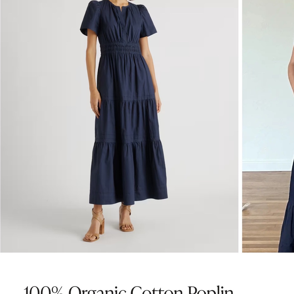 Quince 100% Cotton Poplin Maxi Dress